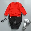 Kid Baby Boys Set  Long Sleeve Sports Suit 2 Pcs Set
