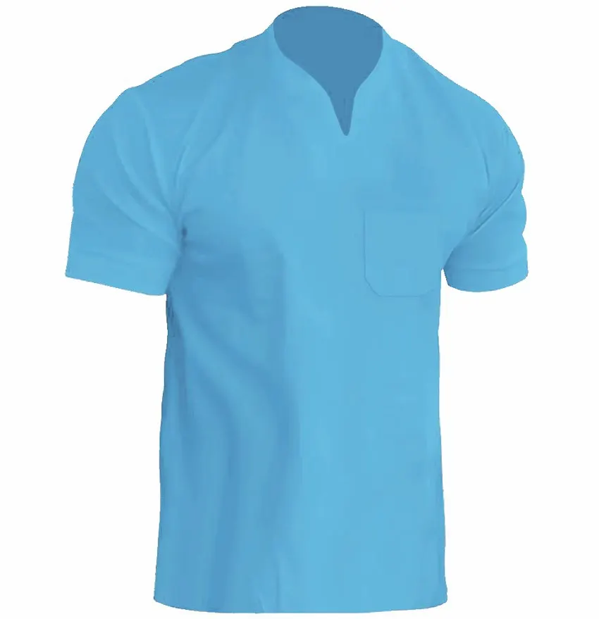 Uveng Uveng Men's Fitness Plus-Size Sports T-Shirt Men's Elastic Cotton Pocket Short-Sleeved Summer V-Neck Polo Shirt