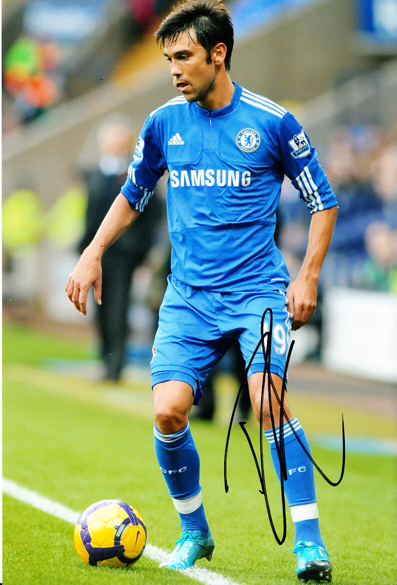 Chelsea F.C Paulo Ferreira Hand Signed Photo Poster painting 12x8 1.