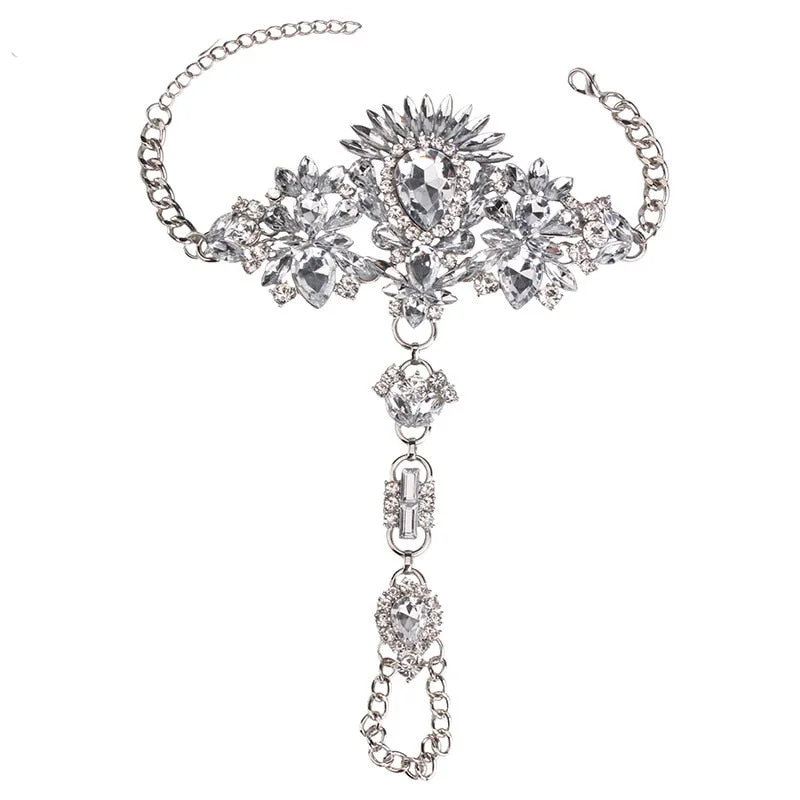 Hot New Fashion 2016 Ankle Bracelet Wedding Barefoot Sandals Beach Foot Jewelry Sexy Pie Leg Chain Female Boho Crystal Anklet 00