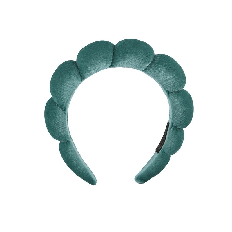 Minimalist Women’s Color Block Towel Velvet Spa Headband