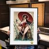 A3 & 4K Size Boa Hancock Ukiyo-e Decorative Painting - ONE PIECE - HuangGua Studio