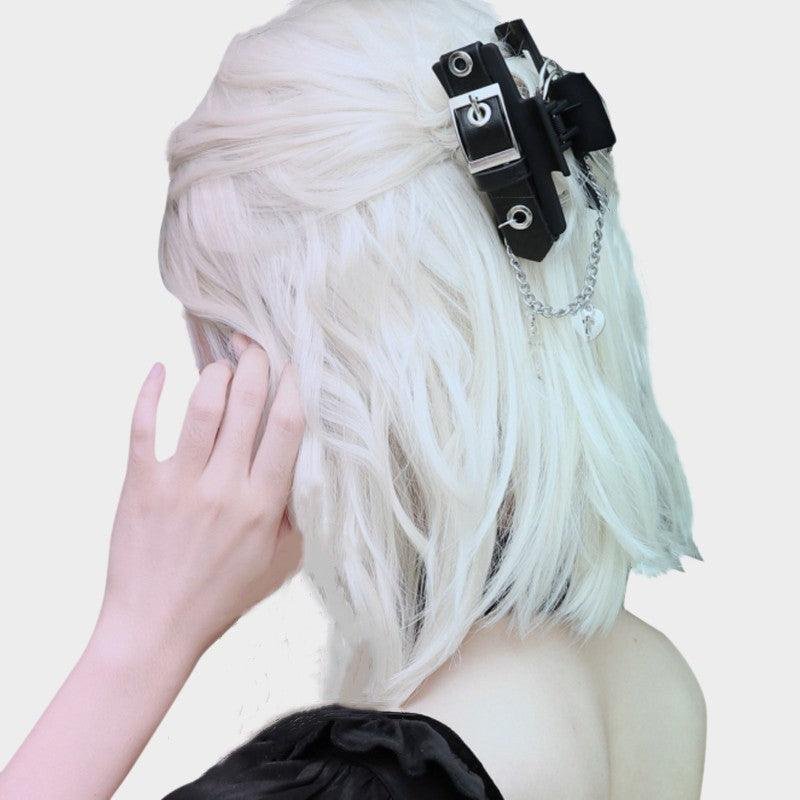 Love Heart Cross Hairpin