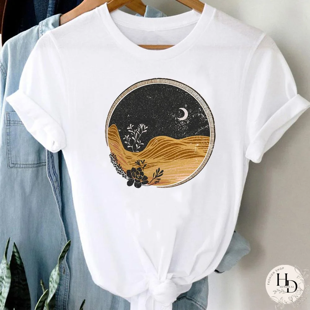 T-Shirts Women Cartoon Wine Funny Fashion Clothing Spring Summer Clothes Stylish Tshirt Top Lady Print Girl Tee T-Shirt