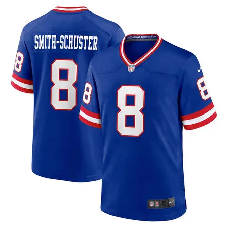 Men's New York Giants #8 JuJu Smith-Schuster Nike Royal Alternate Legacy Game Jersey