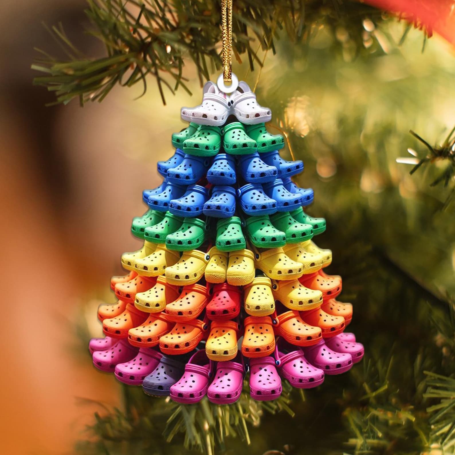Stacking Christmas Ornaments 
