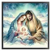 Virgin Mary And Jesus-11CT Stamped Cross Stitch 40*40cm/15.75*15.75in tapestrymarket