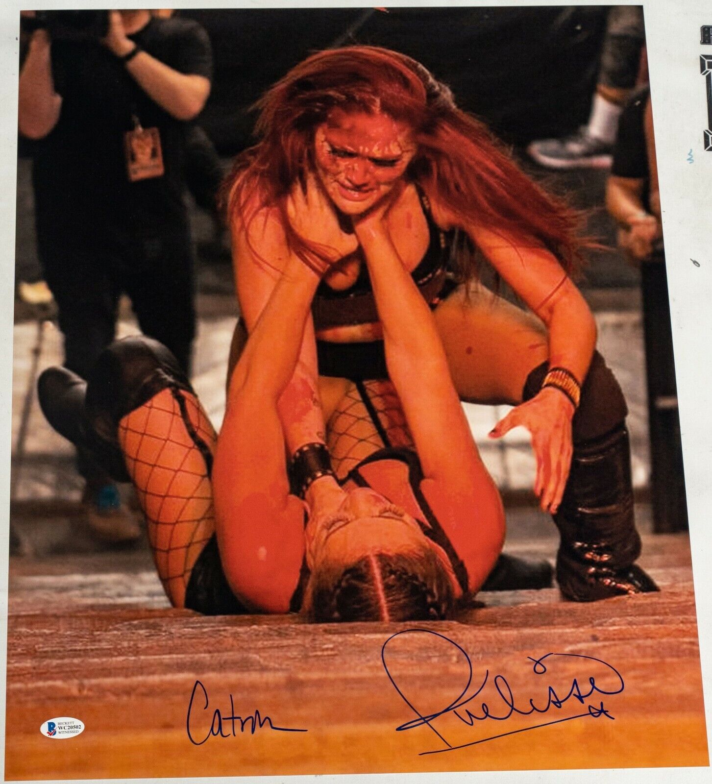 Catrina Ivelisse Signed 16x20 Photo Poster painting BAS COA Lucha Underground NXT AEW Picture 02