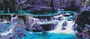(Counted/Stamped) 11CT/14CT/16CT/18CT Waterfall Scenic Landscape - Cross Stitch 40*85cm/15.75*33.46in(Big Size)