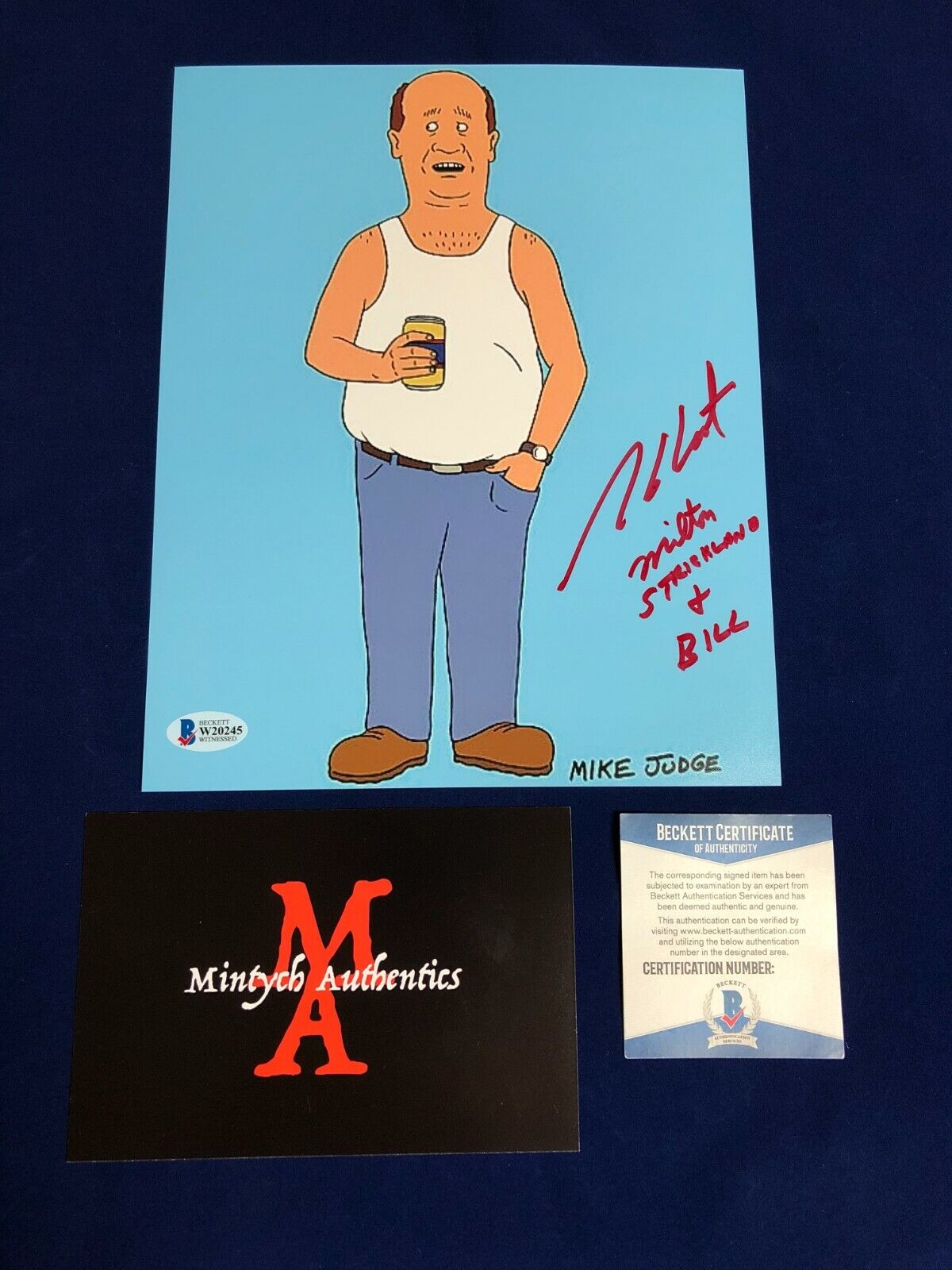 STEPHEN ROOT AUTOGRAPHED SIGNED 8x10 Photo Poster painting! KING OF THE HILL! BILL! BECKETT COA!