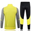 Joyfball 2024/2025 Flamenco Long Zipped Jacket Yellow Soccer Jersey 1:1 Thai Quality 