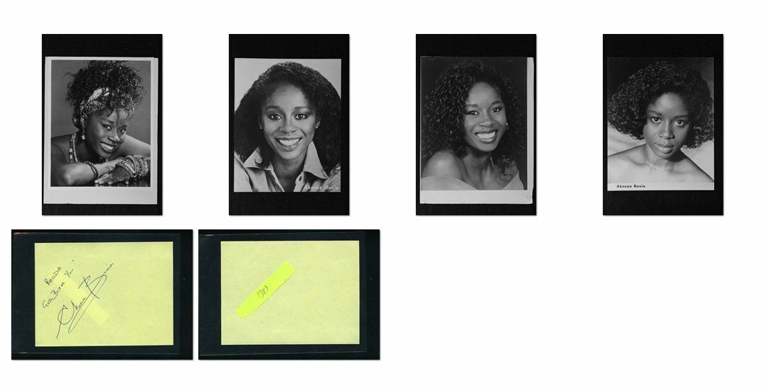 Akosua Busia - Signed Autograph and Headshot Photo Poster painting set - The Color Purple