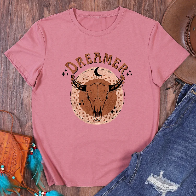 Dreamer western  T-Shirt Tee-06770-Annaletters