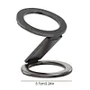 Double Sided Magnetic Cell Phone Ring Holder for iPhone 14 13 12 (Basic Black)