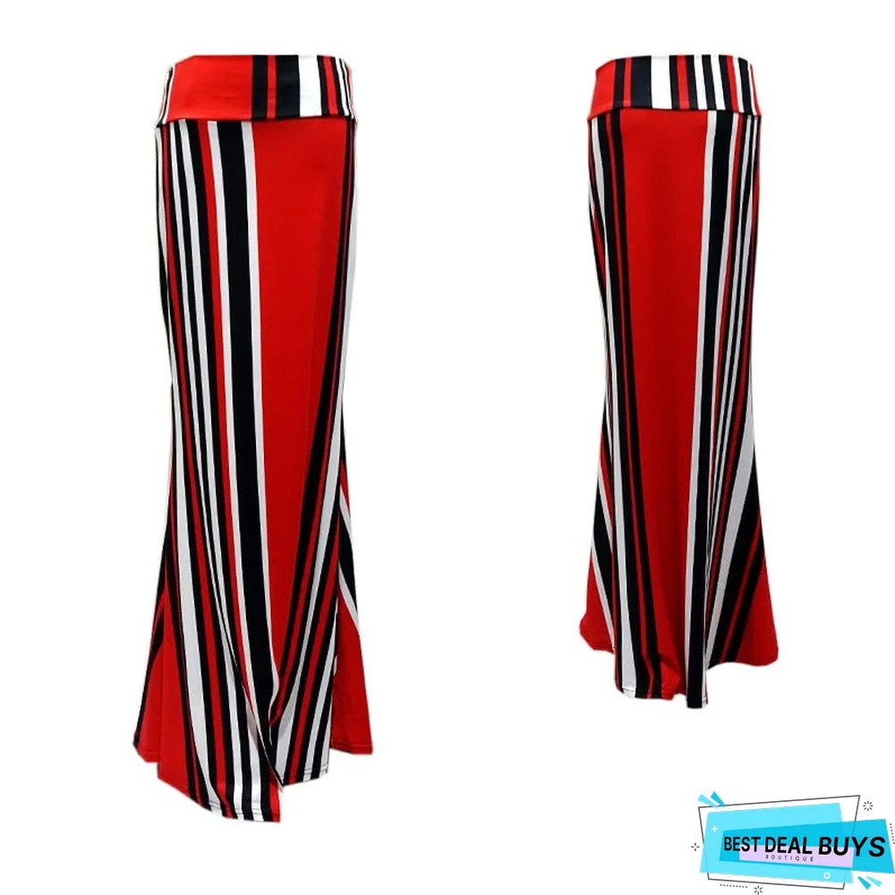 Half Skirt Women's New High Waist Elastic Bag Hip Skirt