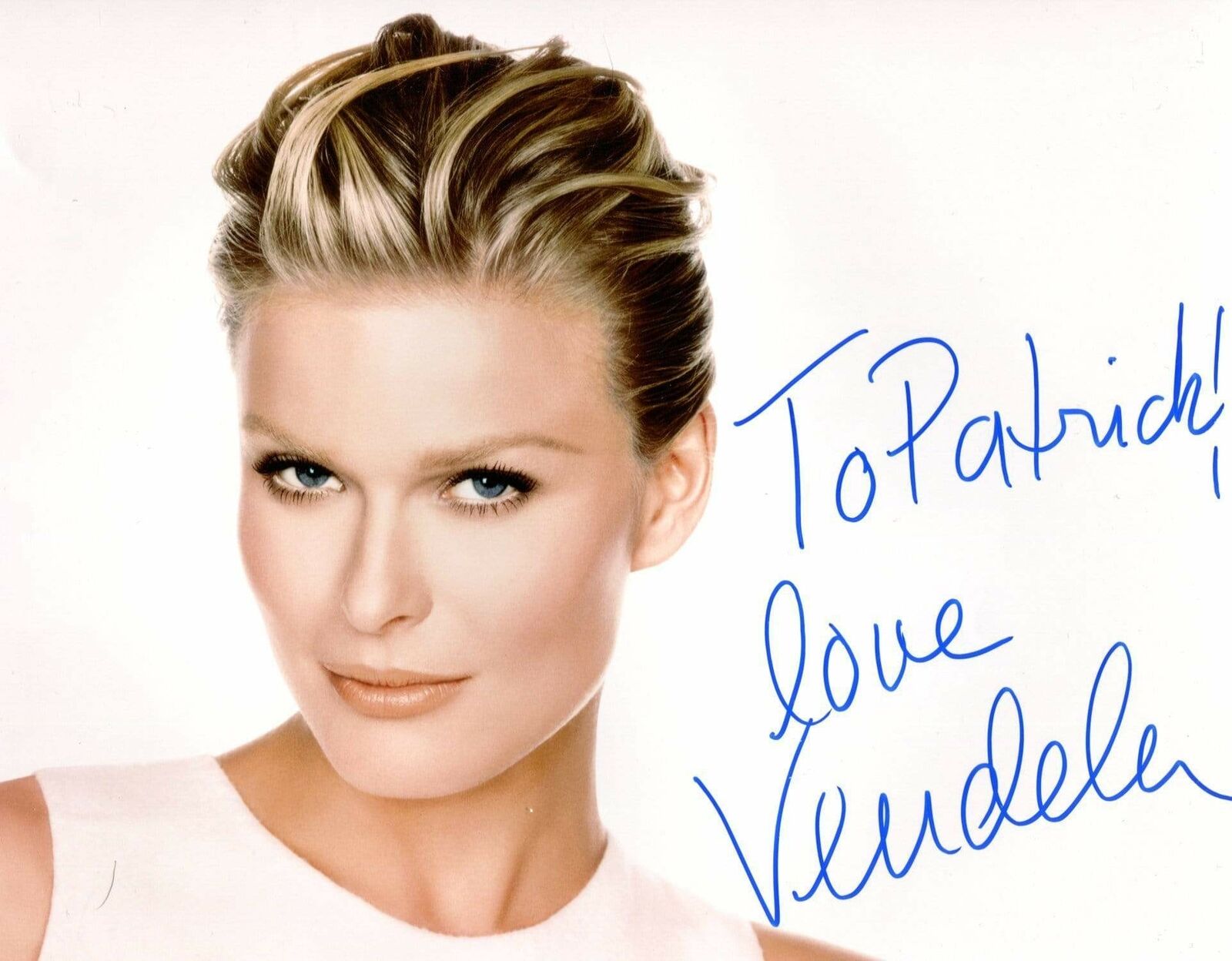 Vendela Kirsebom MODEL ACTRESS autograph, signed Photo Poster painting