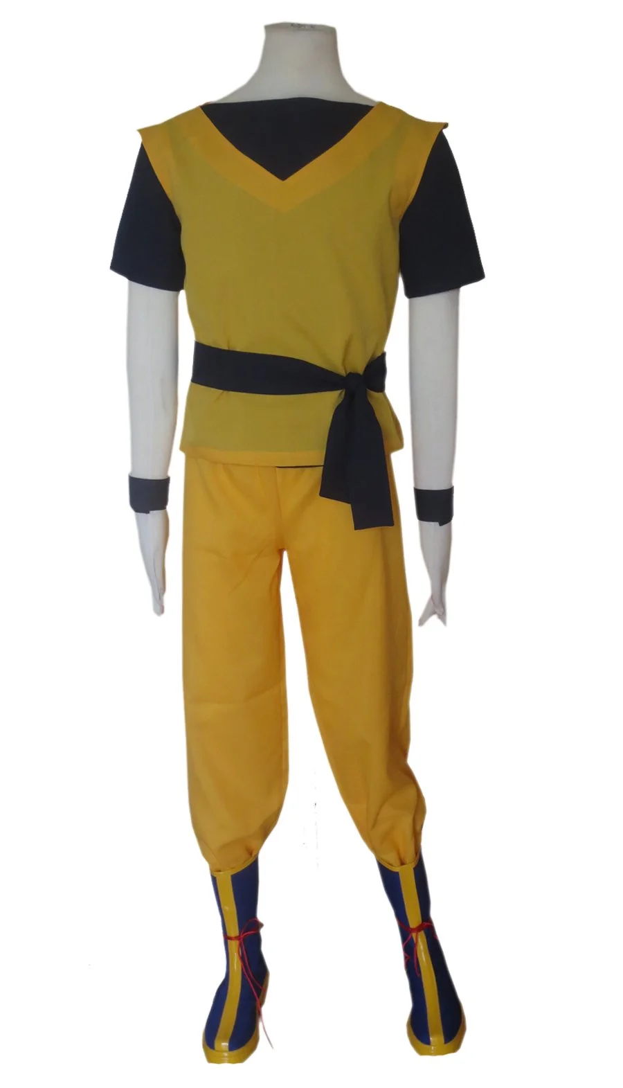 Dragon Ball Z Super Saiyan Son Goku Kakarotto Yellow Cosplay Costume
