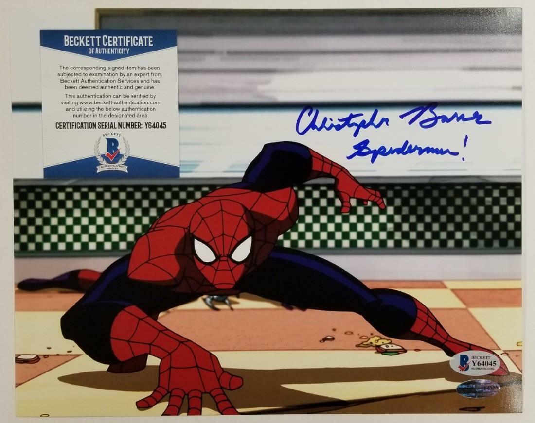 Christopher Barnes signed Spiderman!