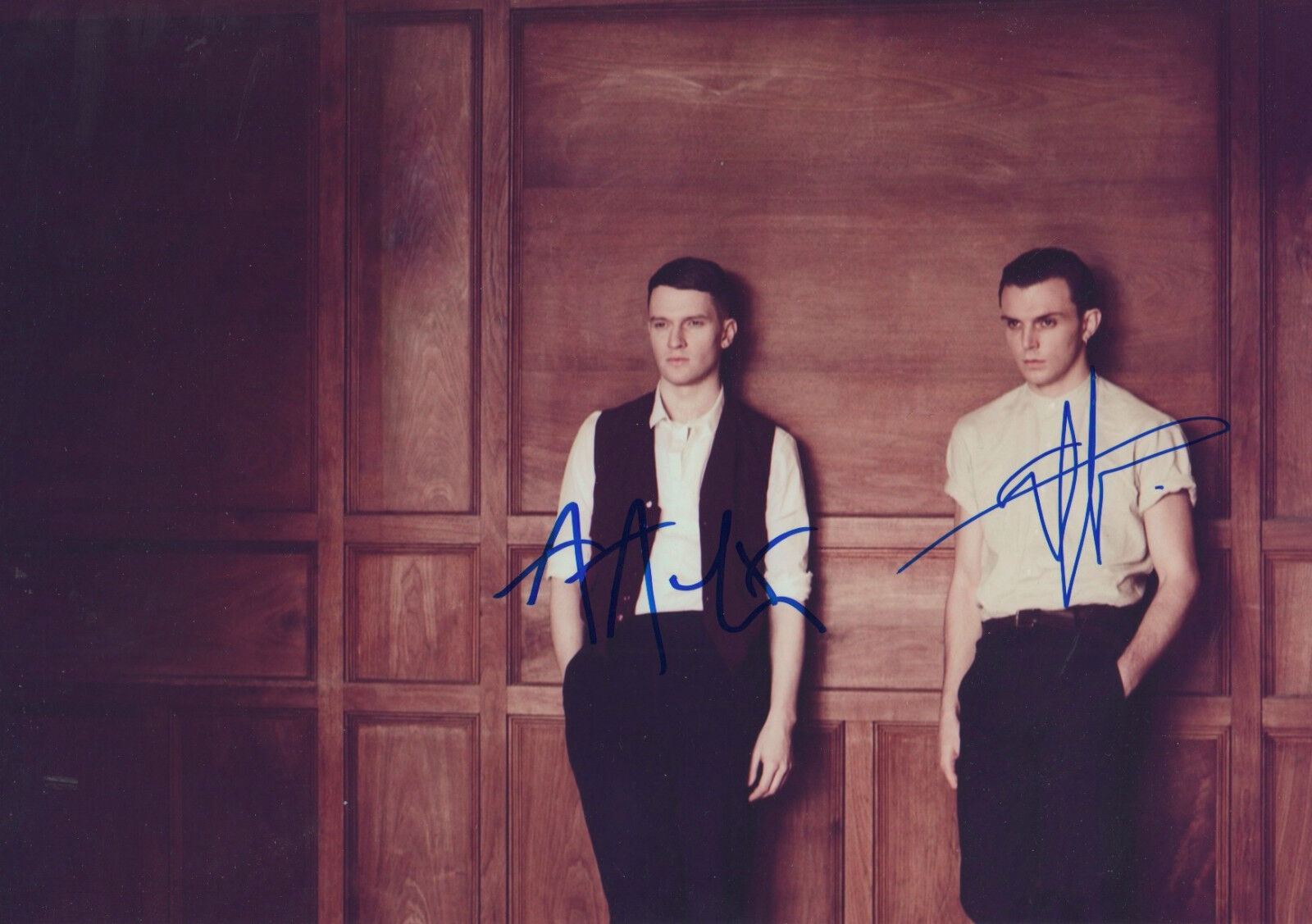 Hurts Band full signed 8x12 inch Photo Poster painting autographs