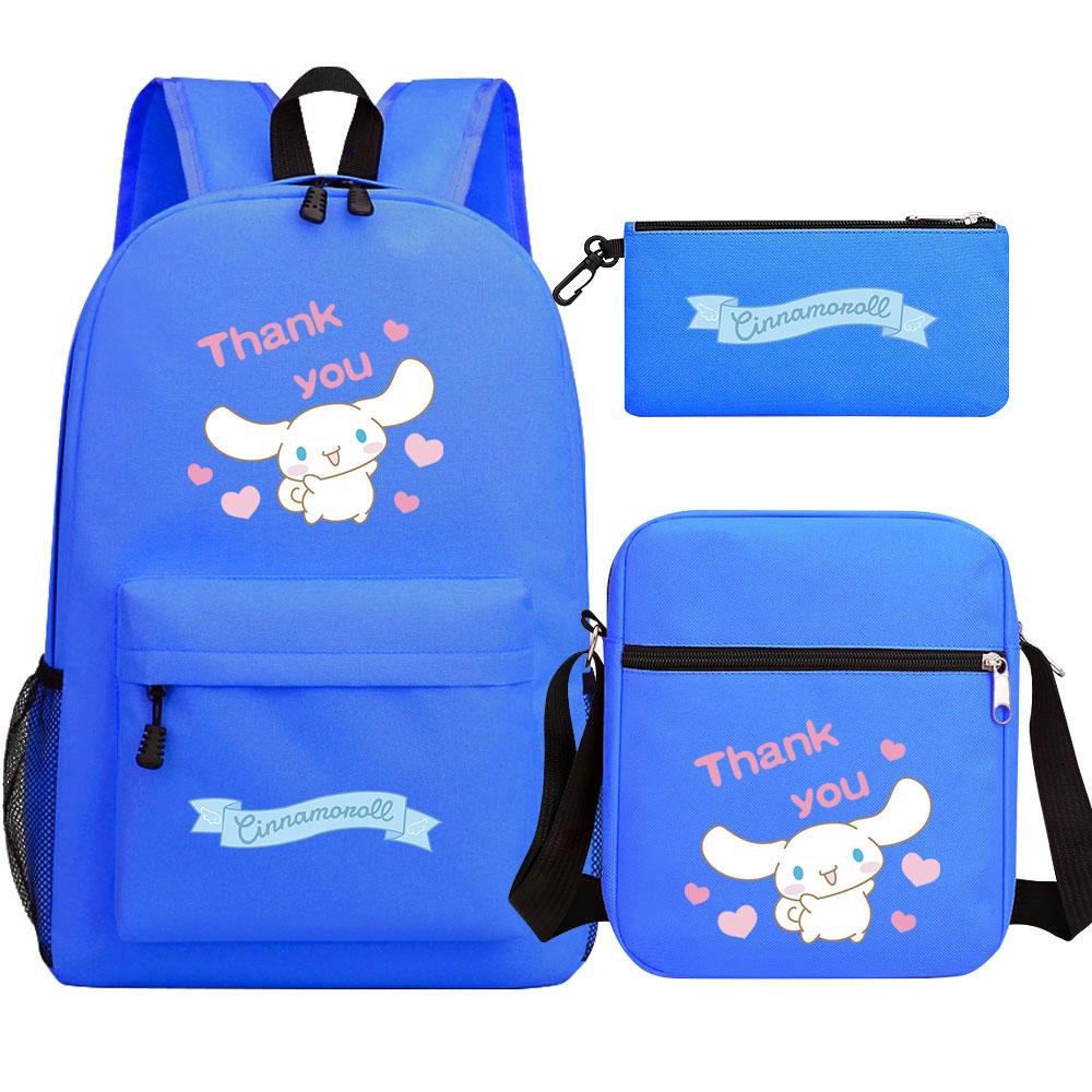 Mayoulove Cinnamoroll Backpack Cute Design Lightweight Durable for School Use-Mayoulove