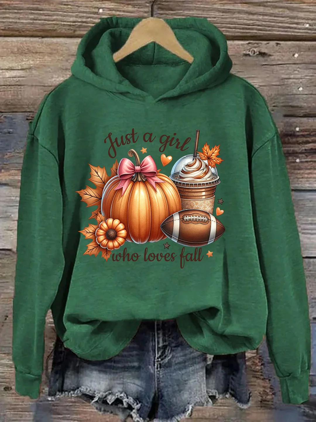 Just A Girl Who Loves Fall Hoodie