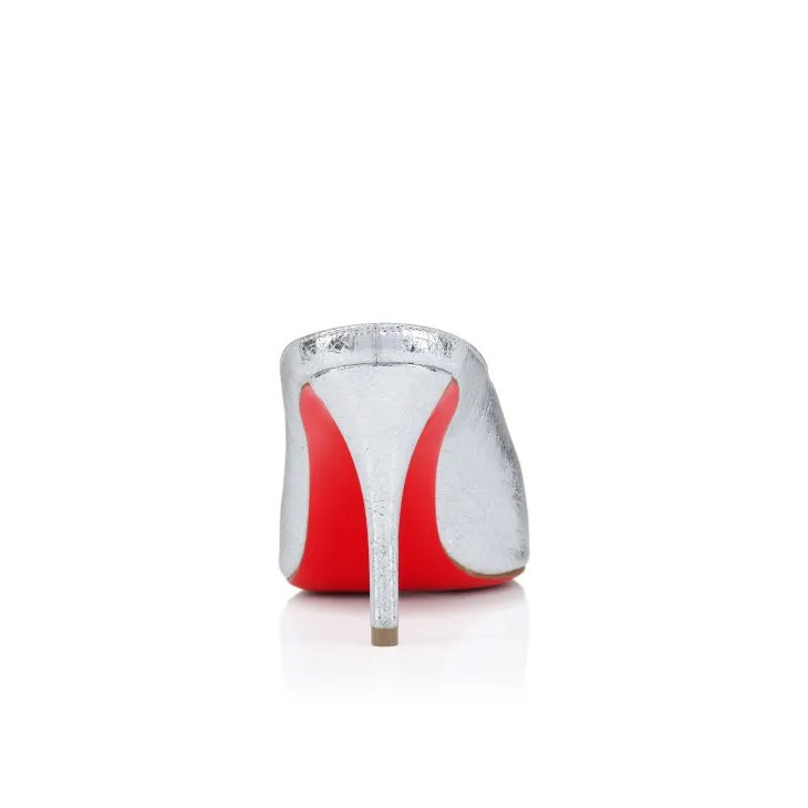 95mm Pointed Toe High Heel Red Bottoms Pumps Prom Shoes Sandals-vocosishoes