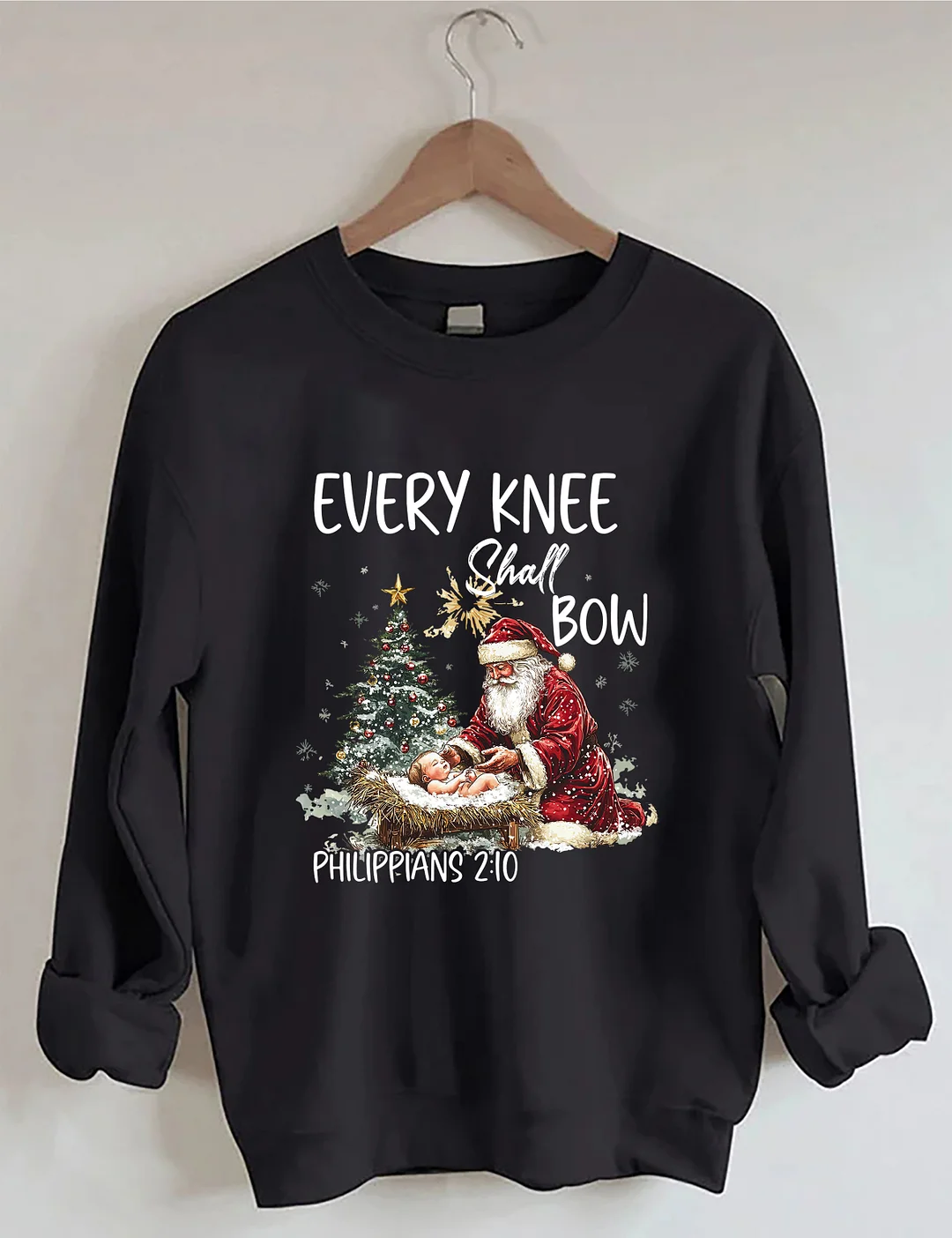 Every Knee Shall Bow Sweatshirt