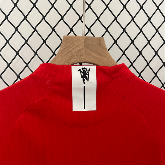 Retro 2007/2008 Manchester United Home Kids Kit Football jersey Thai Quality