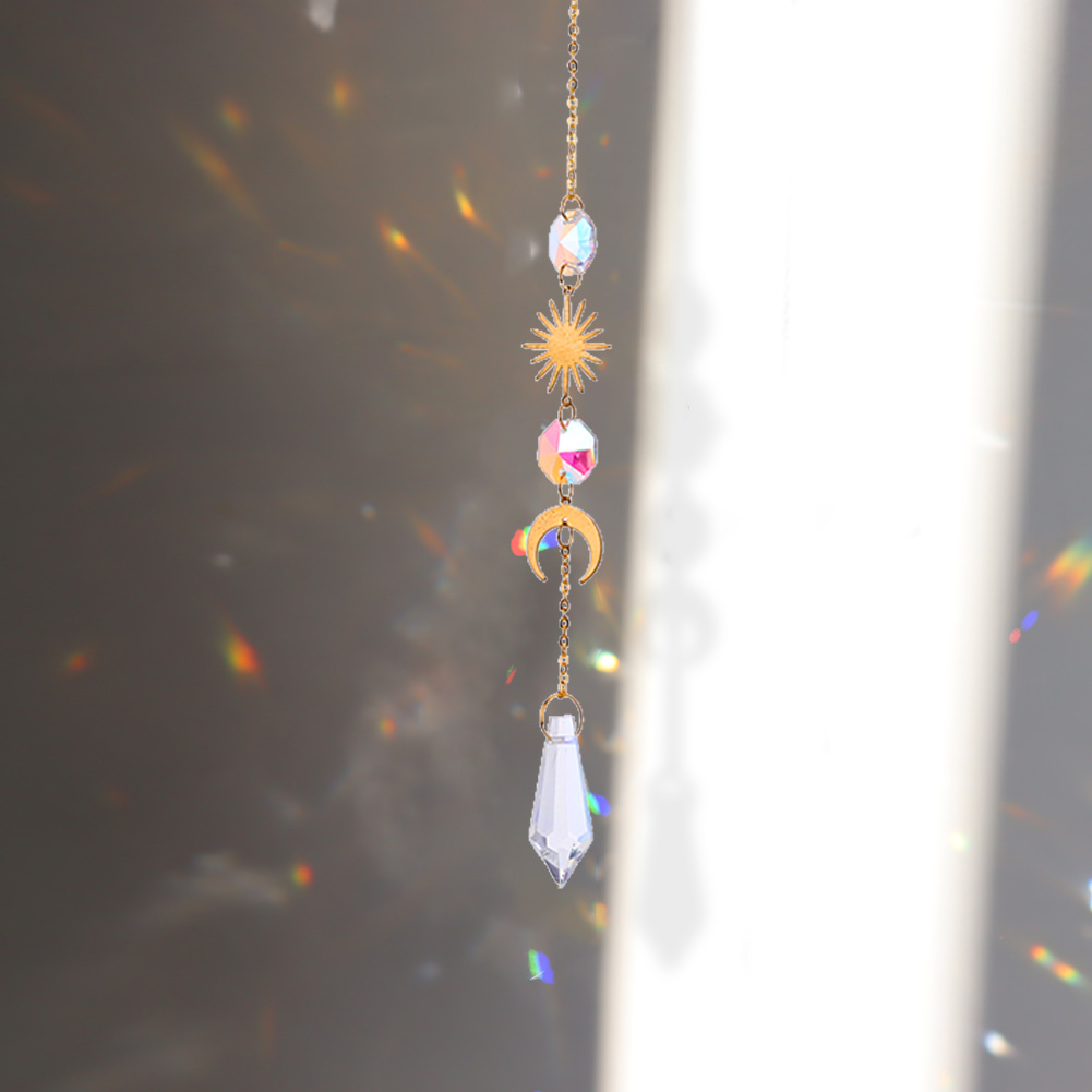 

Sun Moon - Art Crystal Suncatcher, 501 Original