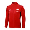 25/26 Arsenal Red long zipper  Training Jacket Set