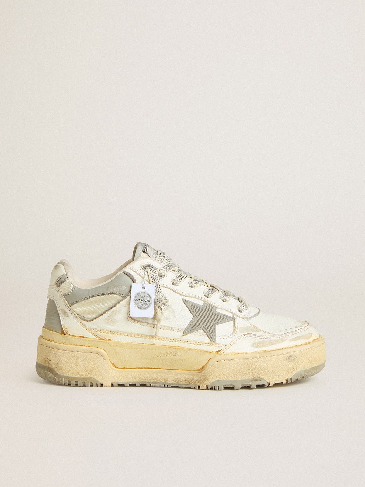 Forty2 white leather