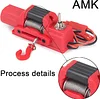 AMK 1/10 Plastic Mini Electric Winch with Control Switch for RC Crawler TRX4 Axle SCX10 RC TF2 Tamiya CC01 Capo JIMNY