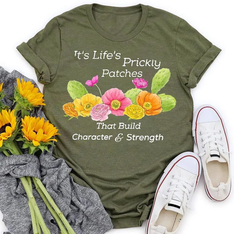 Cactus Symbol Of Strength, T-Shirt Tee - 01598-Annaletters