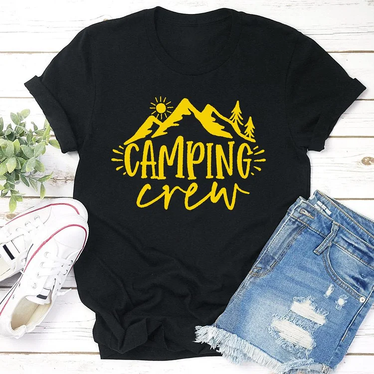 Camping Crew  T-Shirt-04593-Annaletters