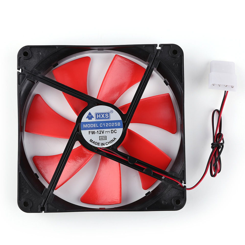 

140Mm 4 Pin Speed Adjustable Silent Pc Case Cooling Fan Cpu Cooler Fan 12V, 501 Original