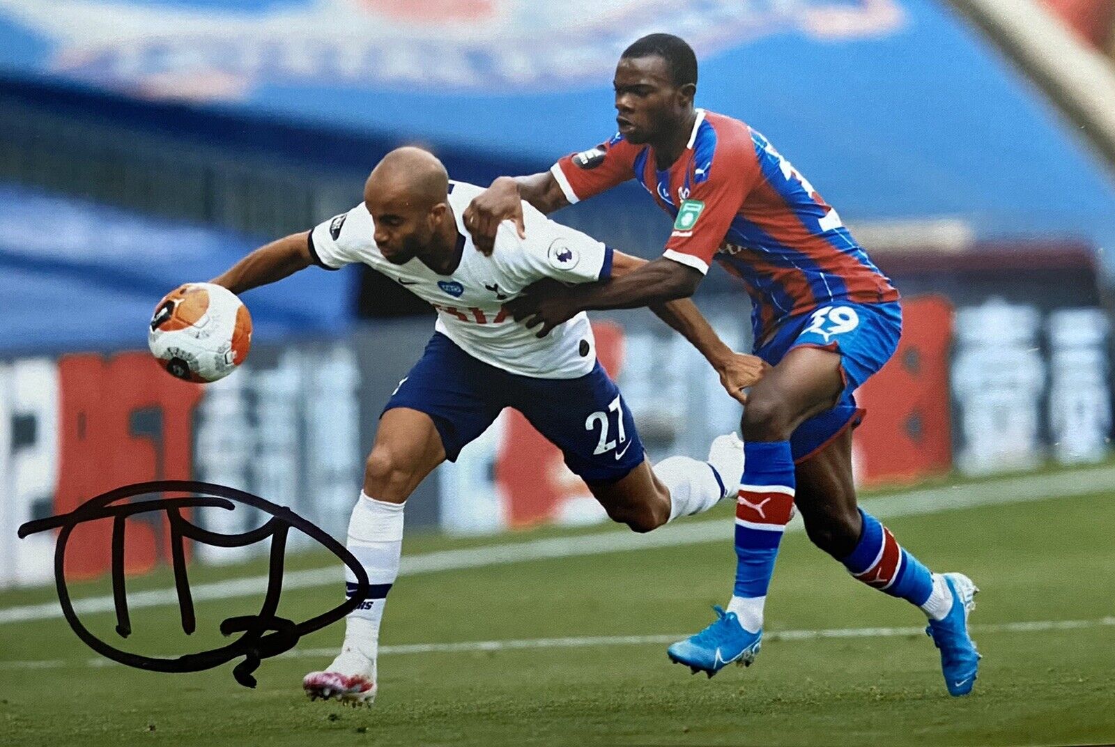 Tyrick Mitchell Genuine Hand Signed Crystal Palace 6X4 Photo Poster painting