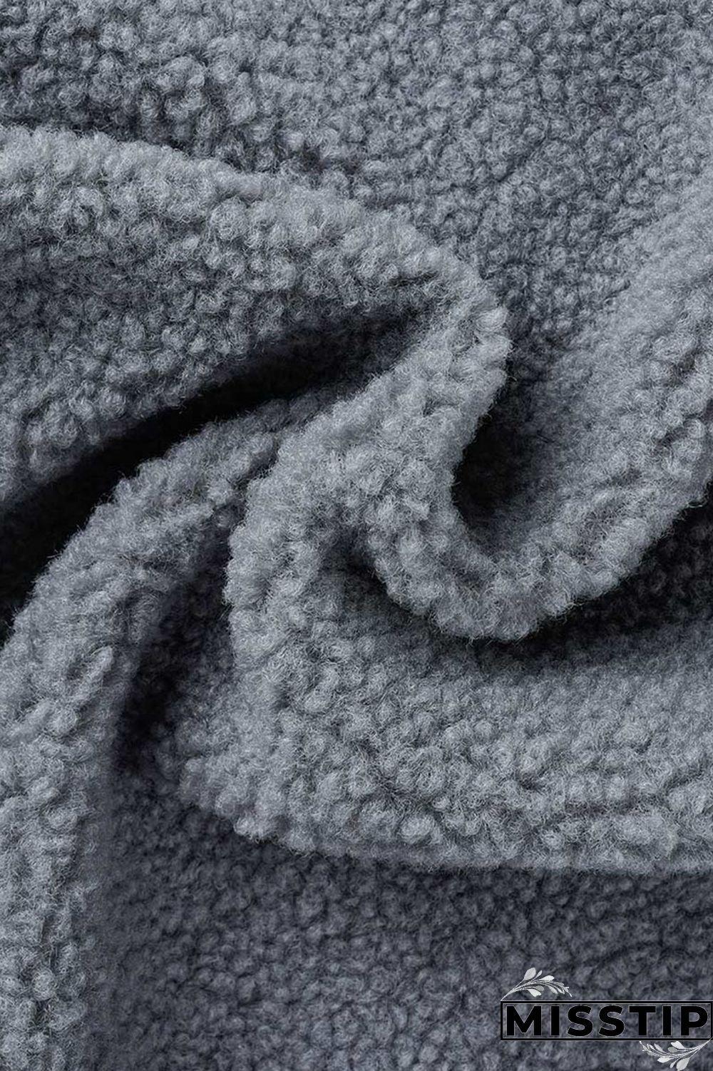 Grey Casual Solid Patchwork Pocket Hooded Collar Tops