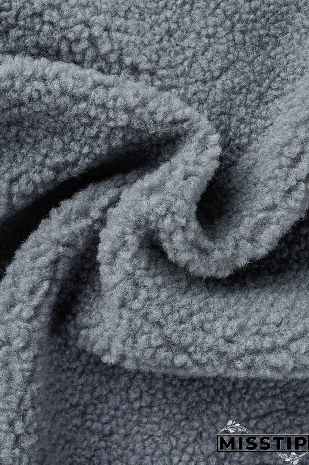 Grey Casual Solid Patchwork Pocket Hooded Collar Tops