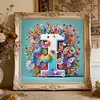 Butterfly Flower I 5D Partial Drill DIY Diamond Painting Kit 30*30cm