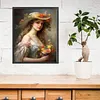 Victorian Woman-11CT Stamped Cross Stitch 40*50cm/15.75*19.69in
