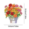 DIY Flower Vase Diamond Painting Single-sided Desktop Ornaments
