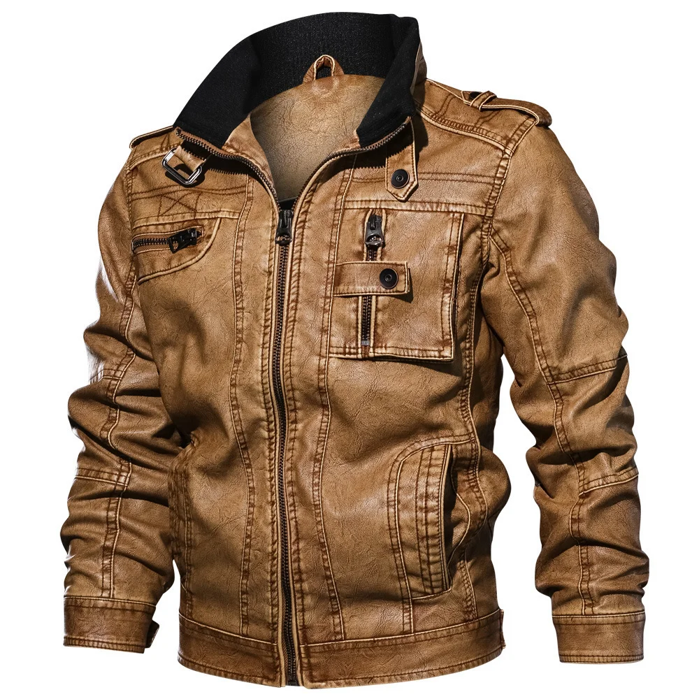Men's Outdoor Retro Motorcycle Jacket