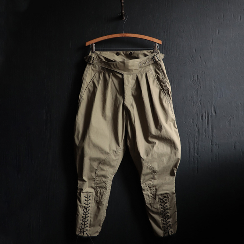 Men's British Oiled Cotton Gurkha Brie Trousers