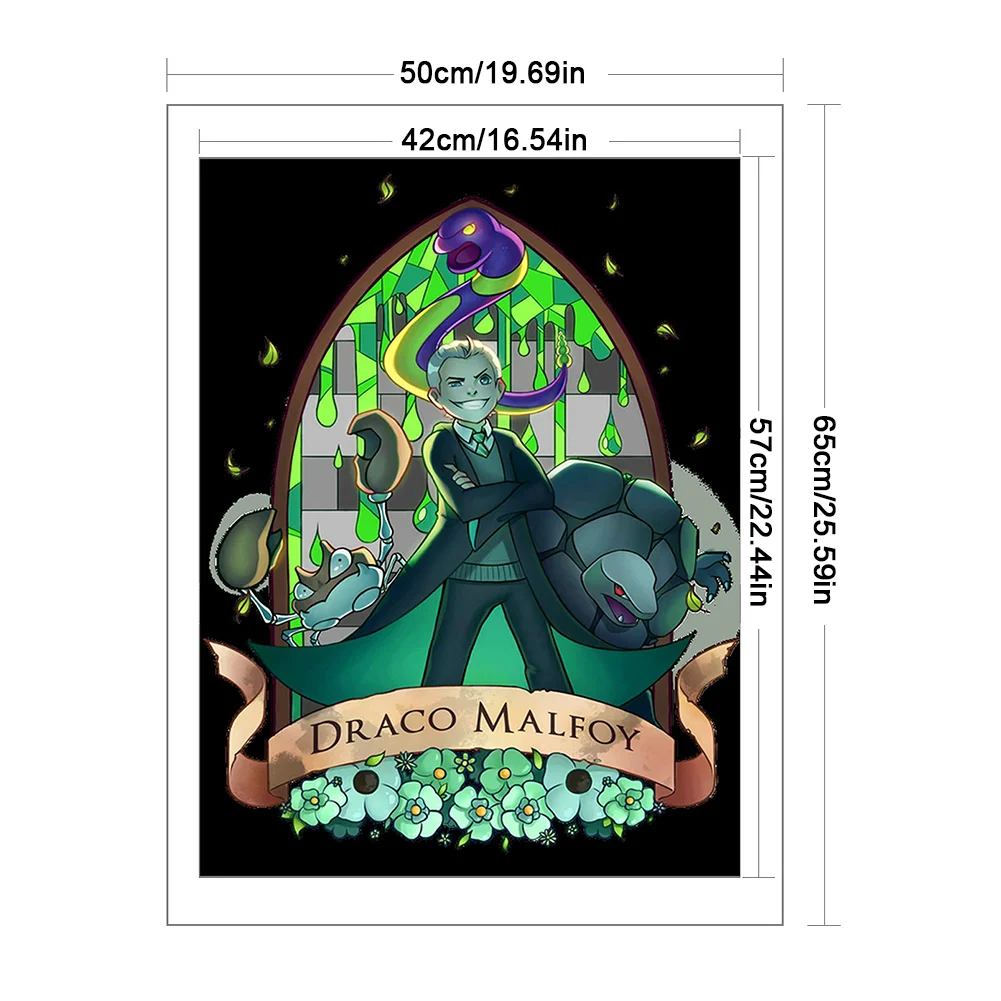 11CT Full Stamped Cross Stitch - Harry Potter(Canvas|50*65CM)