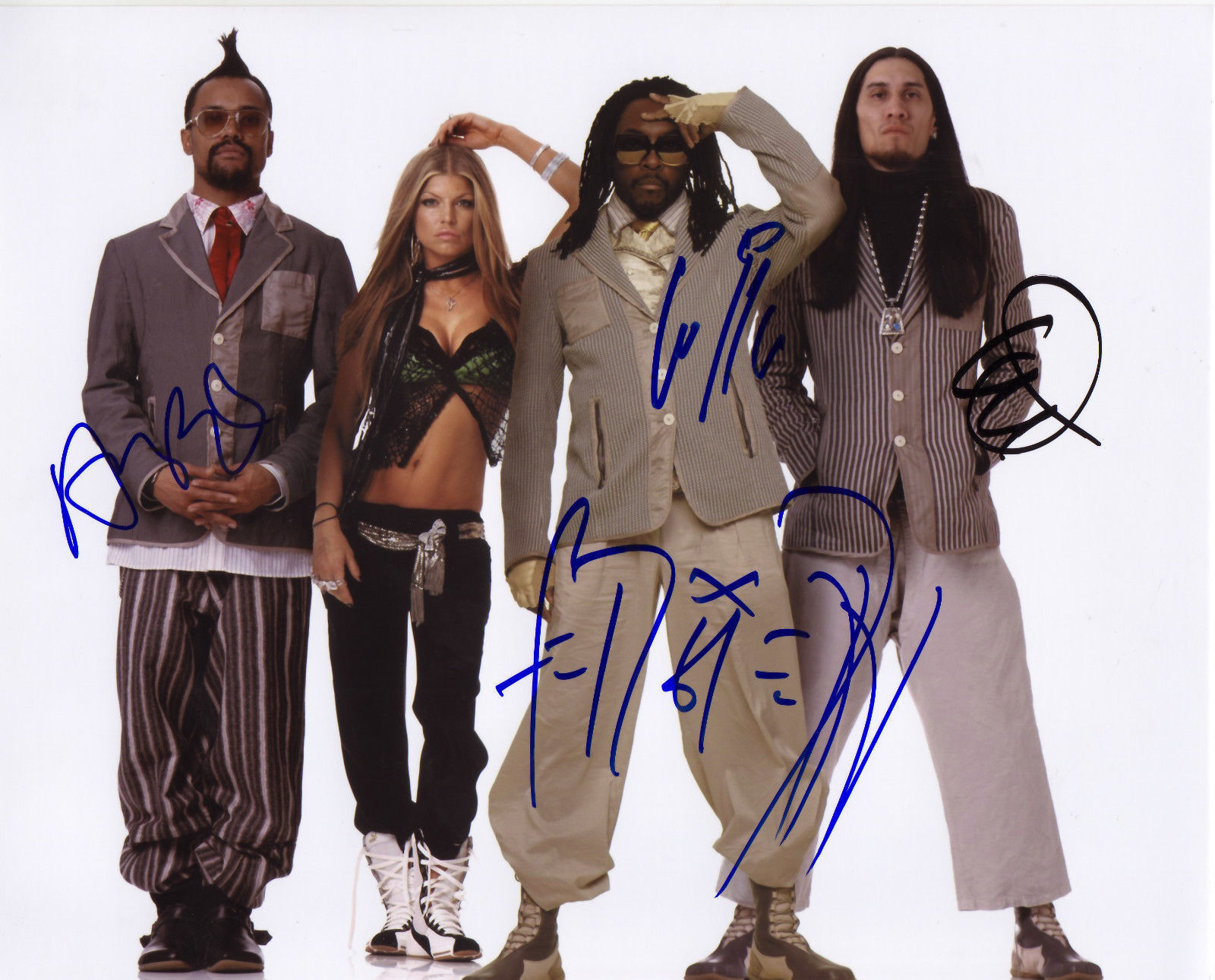 BLACK EYED PEAS AUTOGRAPH SIGNED PP Photo Poster painting POSTER