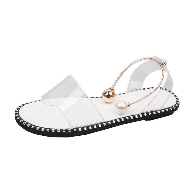 Wholesale Women Sandals PU Leather Sexy Flats Women Shoes 2021 Summer New Designer Pointed Cozy Sandalias Slippers Femme Dress