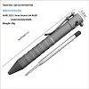 Bolt-operated tactical pen, titanium alloy push-button sign pen, EDC portable business metal pen