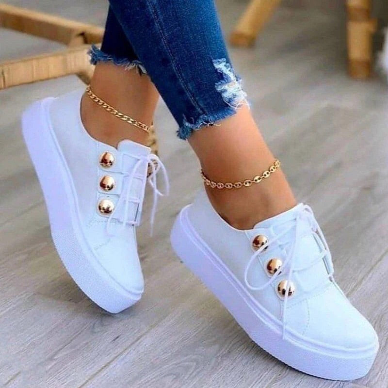 Comelyy round toe platform casual casual shoes mumuwear