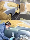 12m Paint Protect Cover Car Renovation Protective Tapes Car Spray Wash Membranes