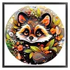 Raccoon-18CT Stamped Cross Stitch 25*25cm/9.84*9.84in tapestrymarket